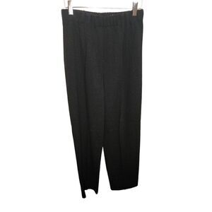 Vintage 80s Laura by Alyzia Straight Leg Sweater Knit Pants Womens Size 8 Black